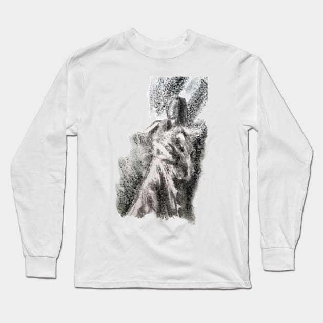 Dancer in Motion Long Sleeve T-Shirt by TranslucentBlue